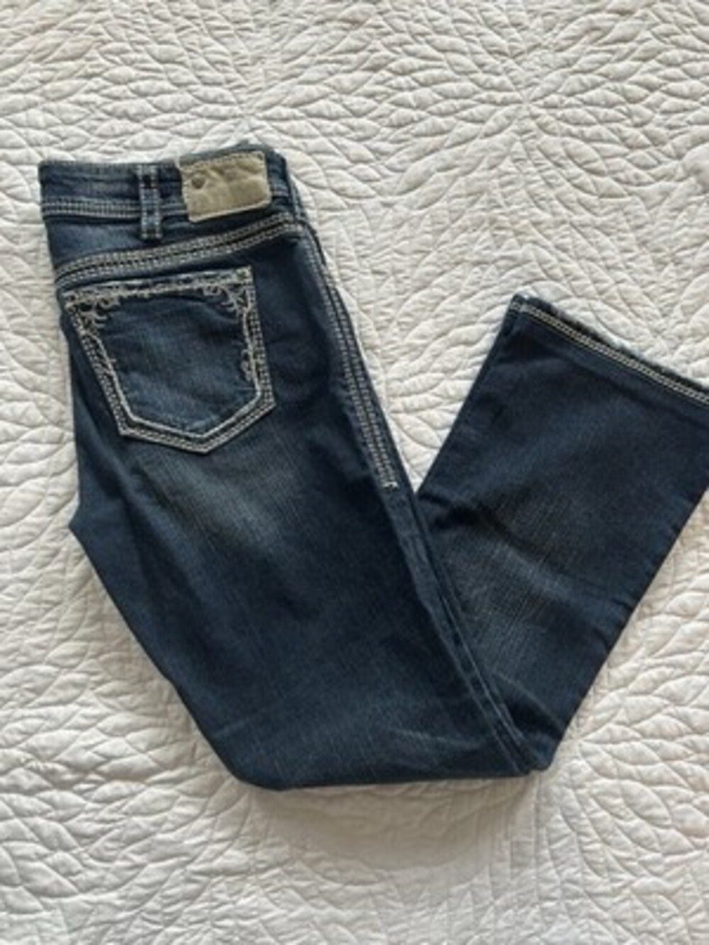 Silver Jeans Co. Suki Bootcut Jeans Dark Wash Blue W31 L33 Excellent Condition